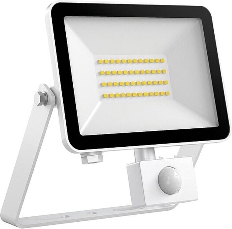 Dotlux 4000K weiß LED-Strahler FLOORslim-sensor, 50W, mit Bewegungsmelder PIR - 5950 lm