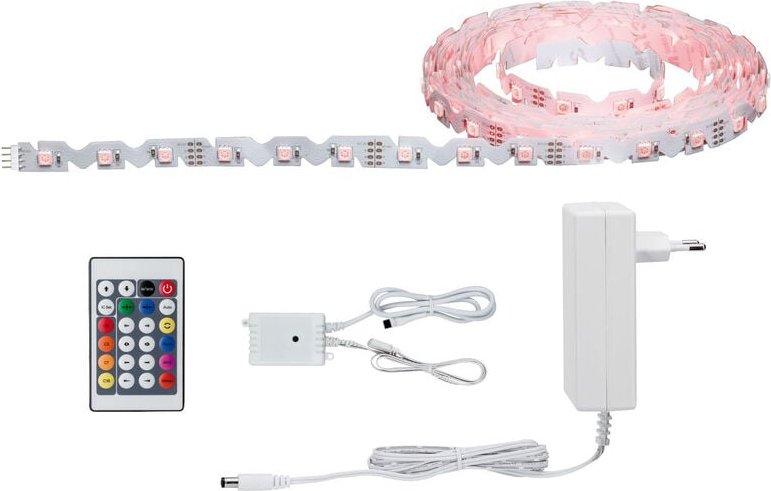 Paulmann 789.66 78966 LED-Streifen-Basisset mit Stecker 12 V 5 m RGB 1 St.