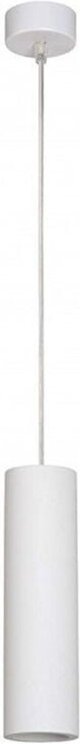 Trade Shop - zylinder-spotlight-pendelleuchte mit GU10-ANSCHLUSS, weiss, 30 cm 99944 -