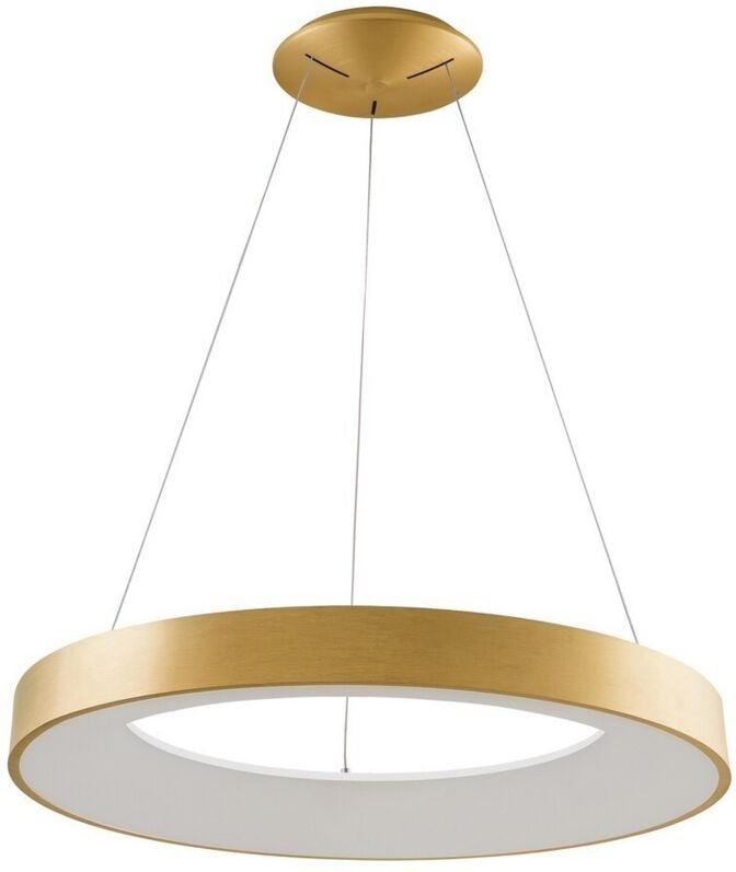 Giulia - Moderner LED-hängender Anhänger gebürstetes Gold, warmes Weiß 3000K 4400lm - Italux