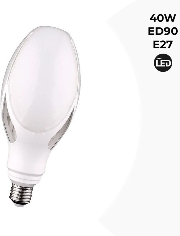 Barcelona Led - LED-Glühbirne ED90 E27 für Straßenlampe 40W