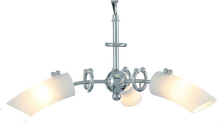 Inspired Lucia Pendelleuchte, 3-flammig, G9, poliertes Chrom