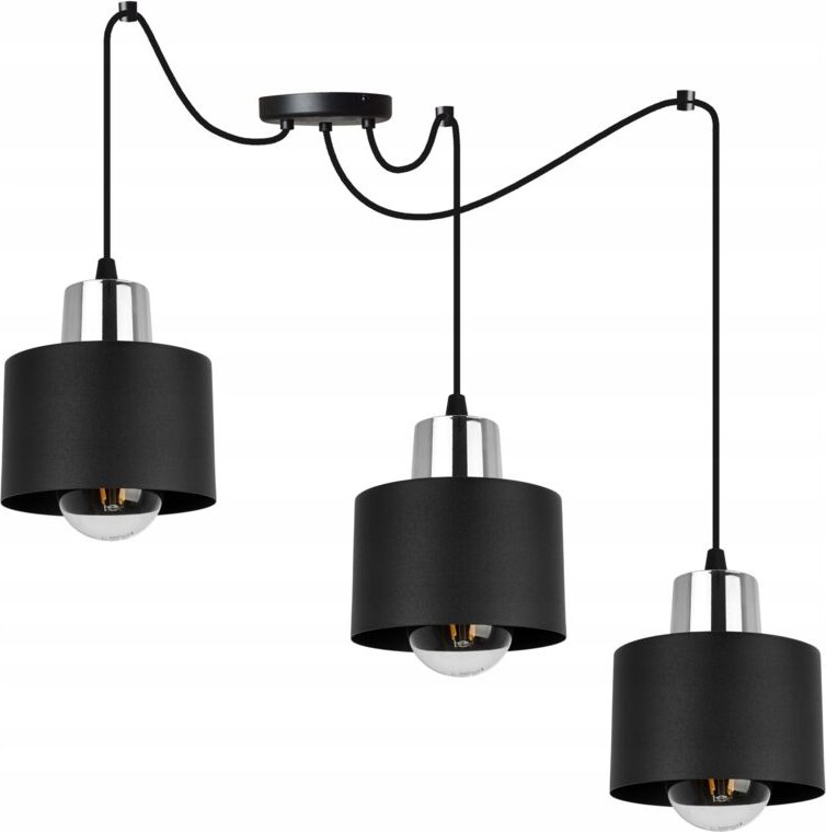 Moderne Deckenhängelampe Schwarze Led-Lampe