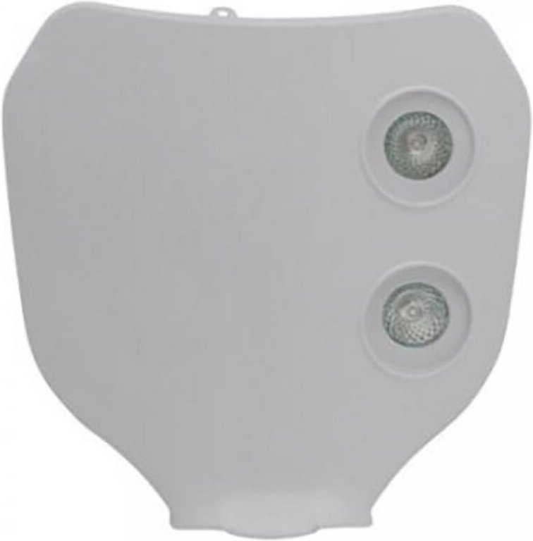 Replay-Scheinwerferblende für weißes Auto, 2 vertikale Optiken,