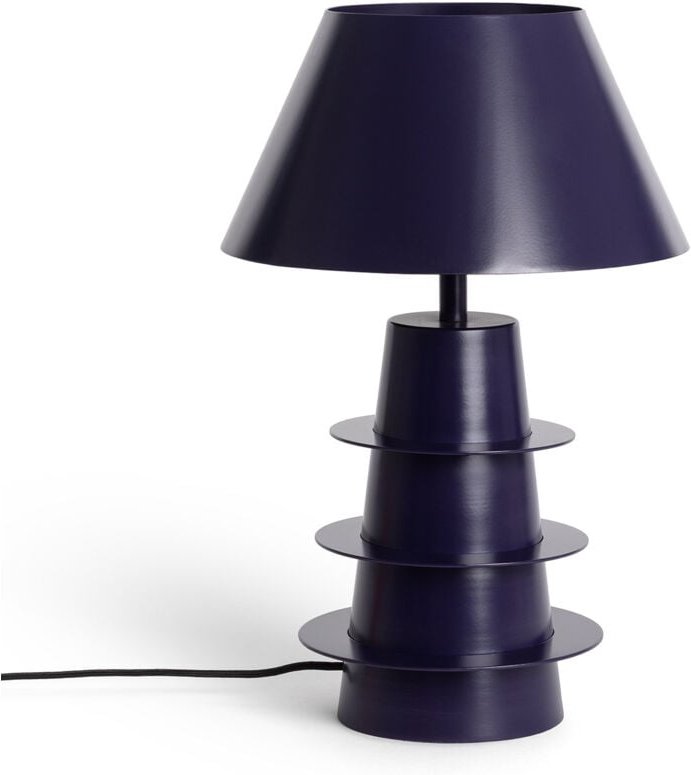 Tischlampe Metall Kadrina Violett