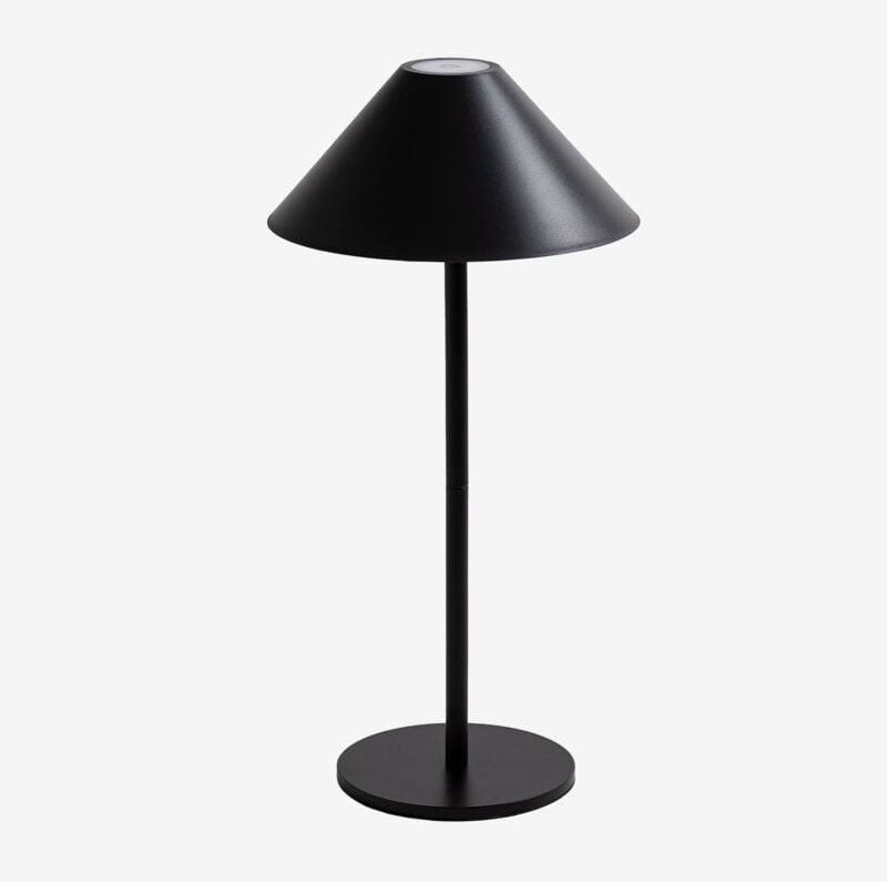 Thumbnail - Sklum - Kabellose LED-Tischlampe Nebida für den Außenbereich Schwarz
