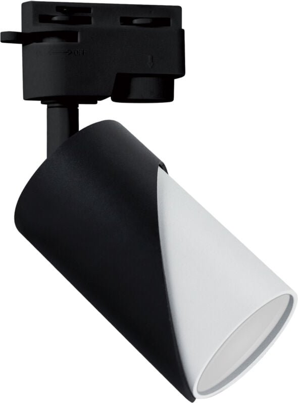 Strahlerhalterung für ZEBRA TRA GU10 Schiene, schwarz/weiß