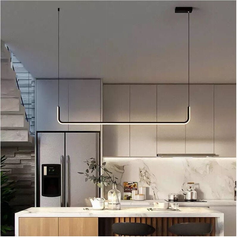 Trade Shop - aussetzungsleuchte 21W mindest-horizontale moderne schwarzleucht-led 50445 -