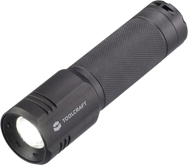 Toolcraft - smd led Taschenlampe verstellbar batteriebetrieben 600 lm 15 h 144 g