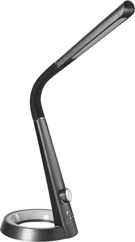 LED Schreibtischlampe CANOPUS mit USB-Anschluss Schwarz