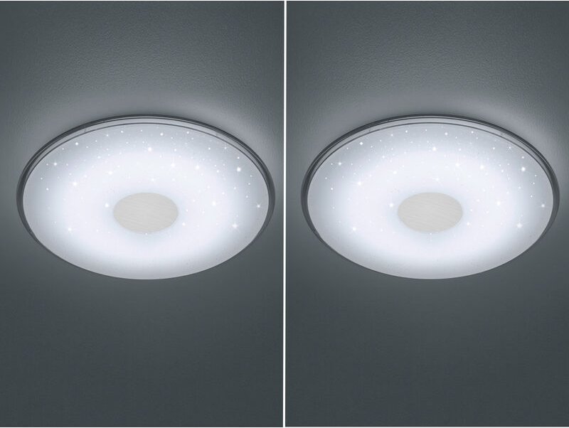 2er set led Deckenleuchten mit Fernbedienung, dimmbar ø 42cm