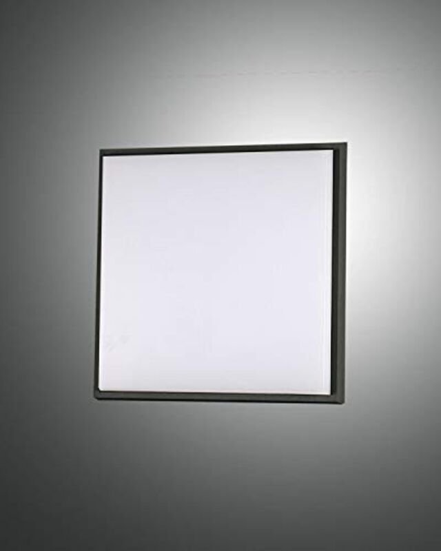 Fabas Luce 3314 - 69 - 101 Deckenleuchte Desdy Led Schwarz Aluminium 10 W 900lm Ip54 3314-69-101