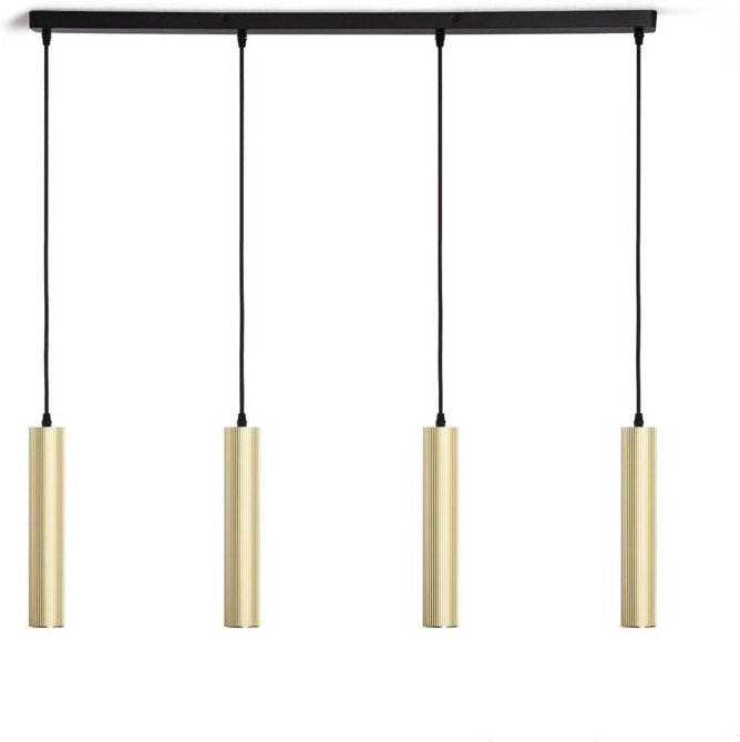 Pendelleuchte Aluminium Aritz 4 Strahler Gold