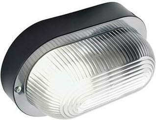 Deckenleuchte aus Kunstharz Echo Oval Black Line