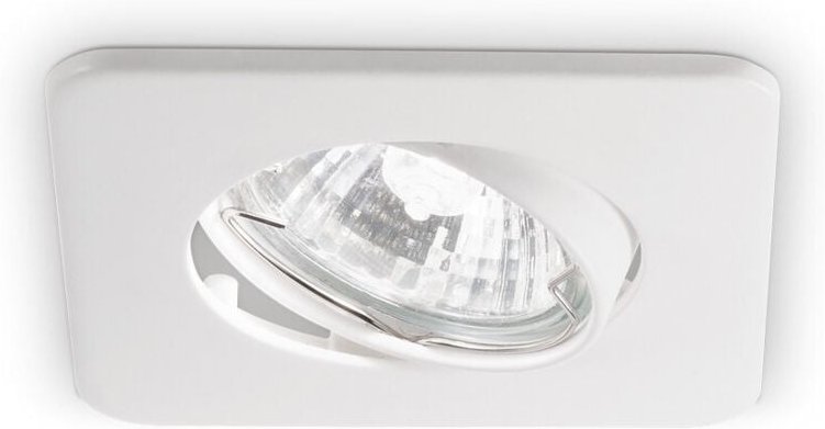 Ideal Lux - Lounge - 1 Licht neigbarer Einbaustrahler Weiß, GU10