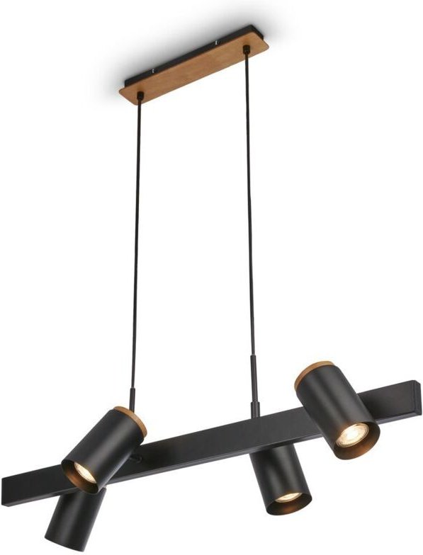 Pendelleuchte Hängelampe Esszimmer 4-flammig Schwenkbar Wohnzimmer Spots