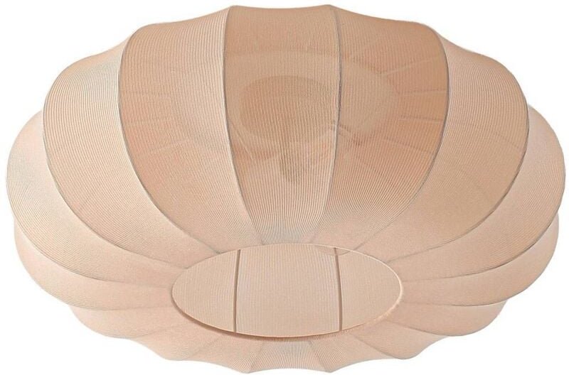 Thumbnail - Deckenlampe "Helin" aus Textil für Wohnzimmer & Esszimmer von Lindby