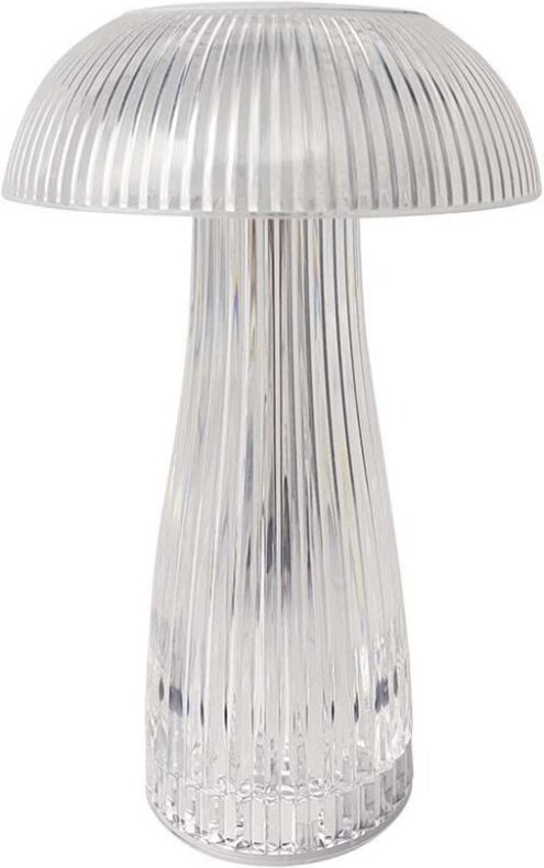 Transparente wiederaufladbare Tischlampen - IP20 - 1W - 50 Lumen - 3IN1