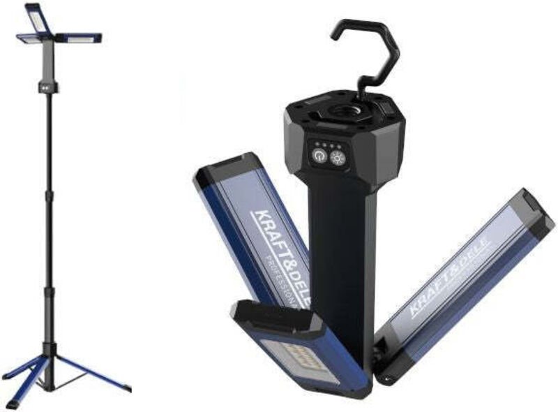 Standfußlampe Mit 2000 Lumen Und Integrierte 4000 mAh Batterie