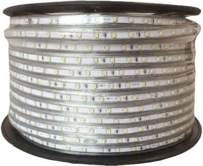 LED-Streifen 230V 10,5W/m SMD5050 60LED/m 3000K IP65 50m