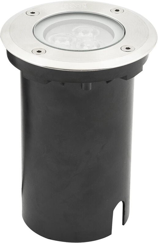 Konstsmide - led Bodeneinbaustrahler mit 4 Farbscheiben, ø 11 cm, Edelstahl, IP67