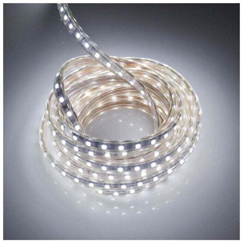 LED-Streifen, 2 Meter, mit Schalter, IP65, wasserdicht, LED-Streifen, 220 V, kaltweiß FLITI