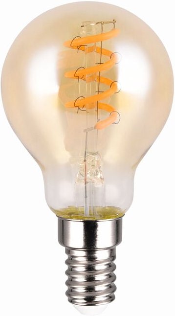 Trio Leuchten - E14 Deko led - 4 Watt, 180 Lumen, 1800 k warmweiß - Ø4,5cm 3 Stufen Dimmer