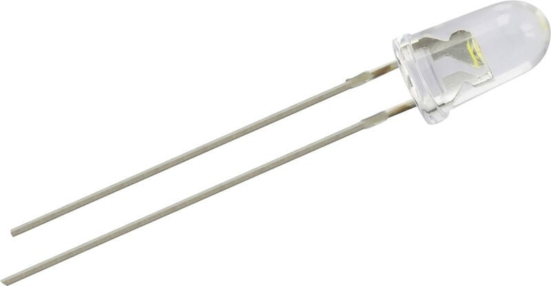Tru Components - 1557480 led bedrahtet Weiß Rund 5 mm 30000 mcd 15 ° 20 mA 3.3 v