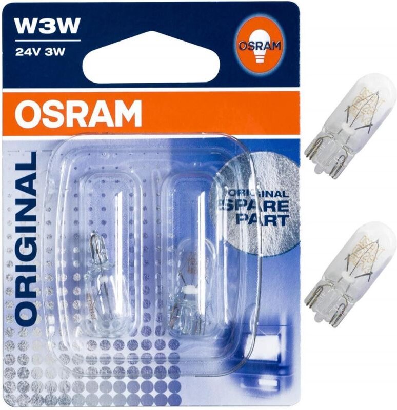 Osram Auto 2841-02B Signal Leuchtmittel Standard W3W 3W 24V C38476