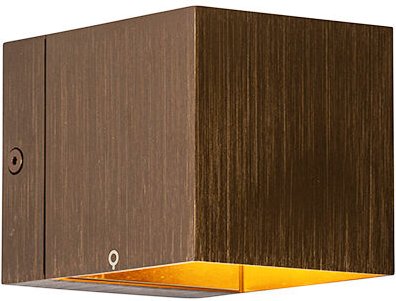 Moderne Wandleuchte aus dunkler Bronze – Transfer