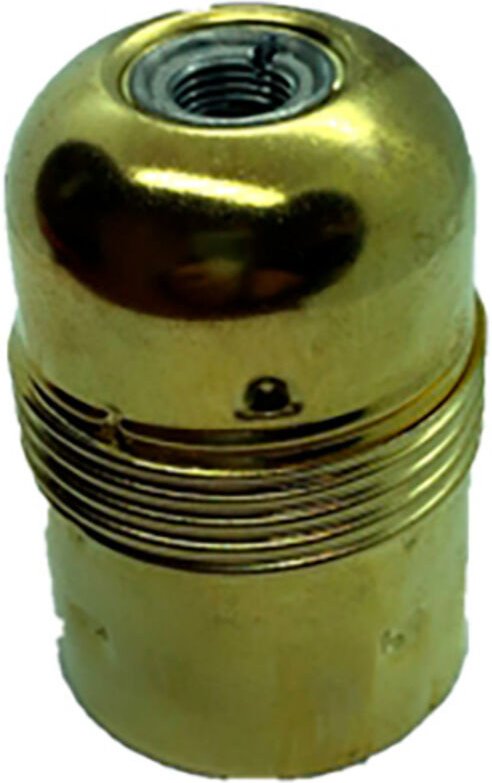 Vintage Messing-E27-Lampenfassung aus Metall