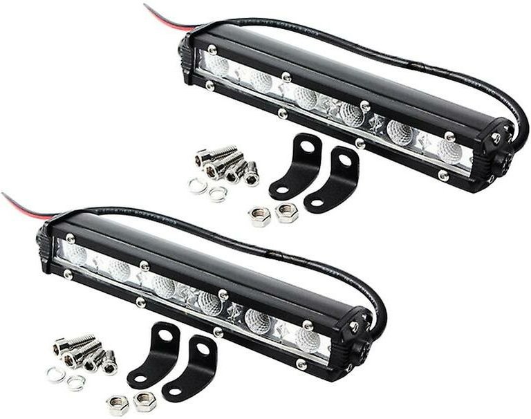 Woosien - 2 x 36 w 7 Zoll LED-Arbeitslichtleiste Spot-Fahrnebelscheinwerfer Off-Road-SUV-LKW 6000 k