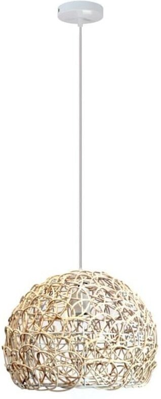 Cristalrecord - Cebu 1xE27 Rattan Pendelleuchte 30cm