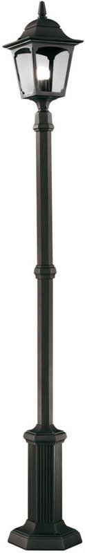 Elstead Chapel - 1 Licht Außenlaternenpfahl Schwarz IP44, E27
