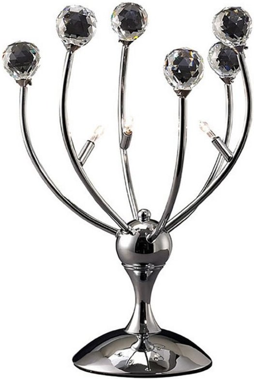 Inspired Xeena Tischlampe 3-flammig G4, poliertes Chrom/Kristall, NICHT LED/CFL-kompatibel