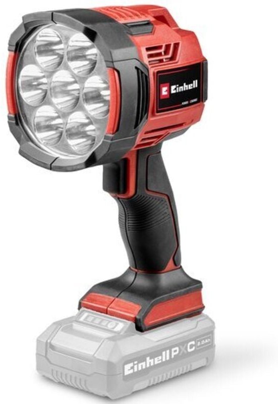 Einhell Akku-Lampe TE-CL 18/2500 Li - Solo Power X-Change (18V, 2500 lm, 6500 K, 640 m Leuchtweite, 7 LEDs, Helligkeitsr...