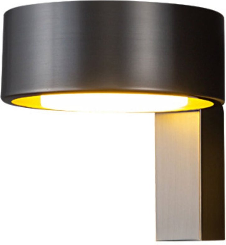 Wandleuchte aus Messing mit Acryl-Panel-Schirm, moderne LED-Wandleuchte, Nachttisch-Leselampen, Mini-Wandleuchte aus Kup...