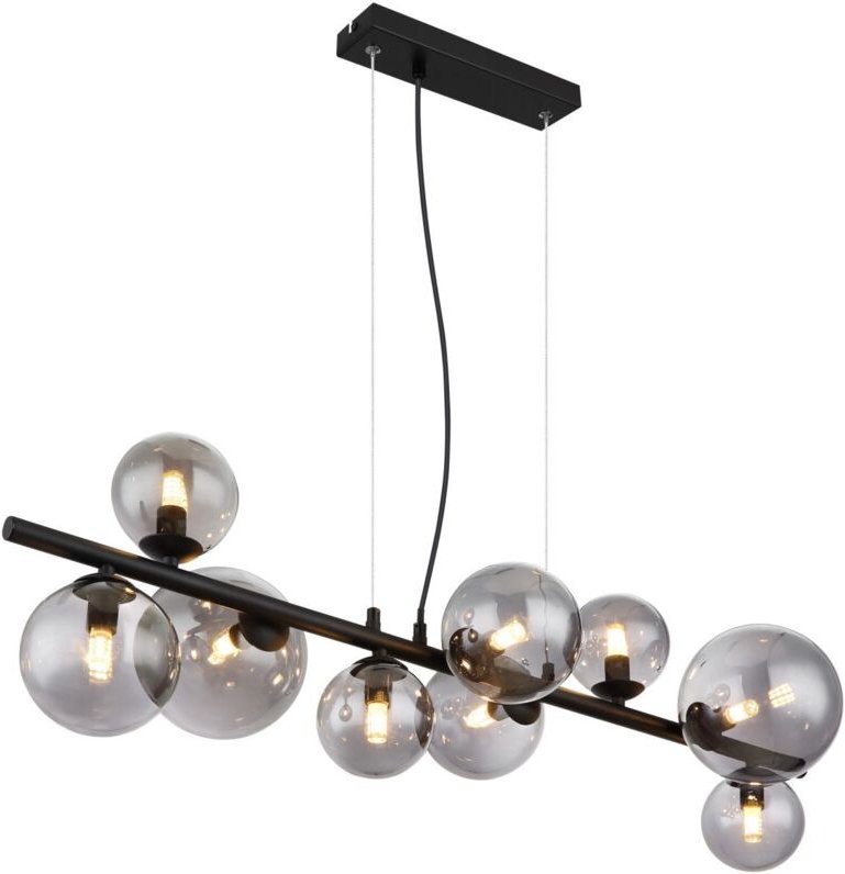 Thumbnail - Globo - hängeleuchte - RIHA - schwarz - glas - große