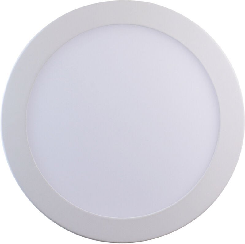 7hsevenon - Ultraflaches rundes LED-Downlight 18W 1440lm Ø22,5cm 4000K Weiß 40000H