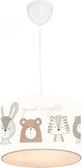 Kinder Plafondlamp Grijs Wit 24x20 Centimeter Voor Kinderkamer Sfeervol