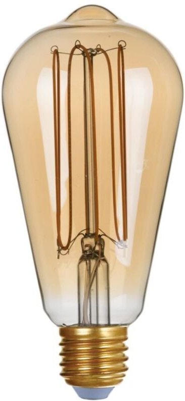 LED-Glühbirne 4W Bernstein E27 2200K DIMM 757ST64DIMTHAMB Italux