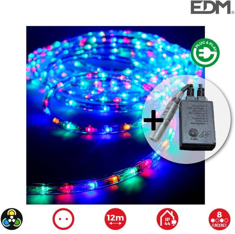 EDM - Kit flexiled 12m multifunction multicolour