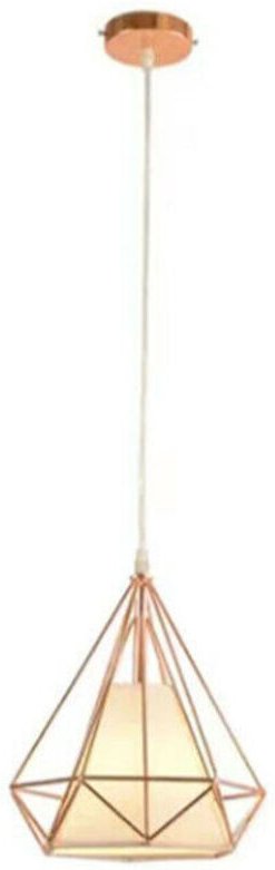 Retro-Industrie-Kronleuchter Im Metallkäfig-Design, Vintage-Anhänger, Roségold, Sj100