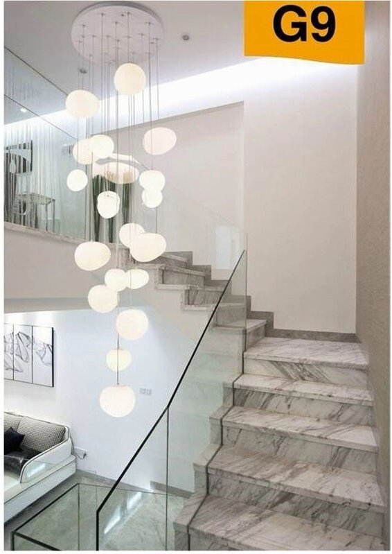 Trade Shop Traesio - Trade Shop - lampada sospension zusammenfassung 19 sfere gocce G9 B95 -