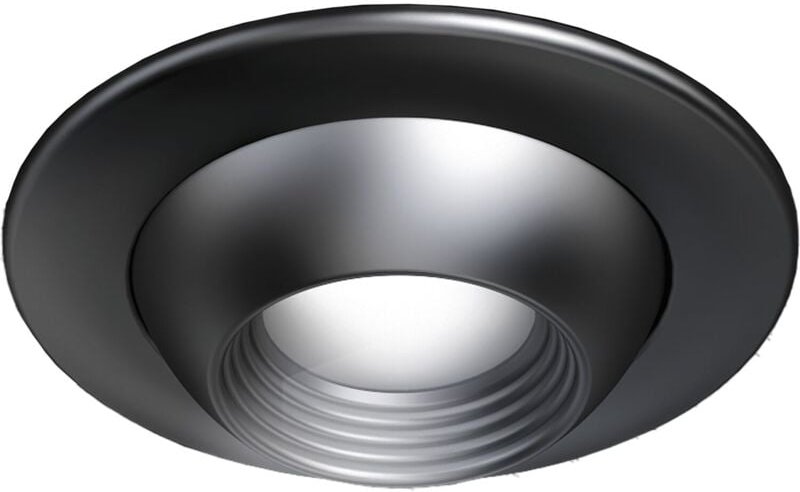 Ital Pek led Einbauleuchte ø 25mm Focus1 Round - Led Spots speziell für Regale und Vitrine, schwarz