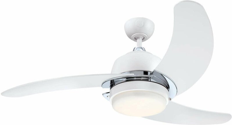 Deckenventilator Simone Weiß 122 cm mit led