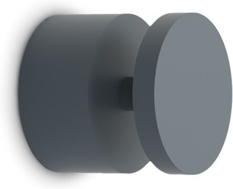 Ideal Lux TOFFEE Moderne LED-Wandleuchte für den Außenbereich, Anthrazit, 3000 K, IP65