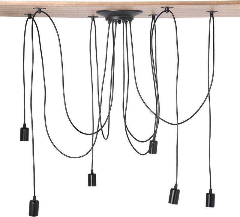 Eosnow 6 Head Industrial Vintage Style Anhänger Leuchthalter Deckenlampenkleiderleuchten