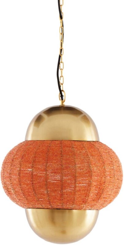 Light & Living - hängeleuchte - Cetara - oranje - metall - E27 -