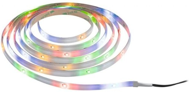 Paulmann LED-Stripe Solar 3 m Dämmerungssensor Akku schwarz kürzbar RGB LED-Stripe